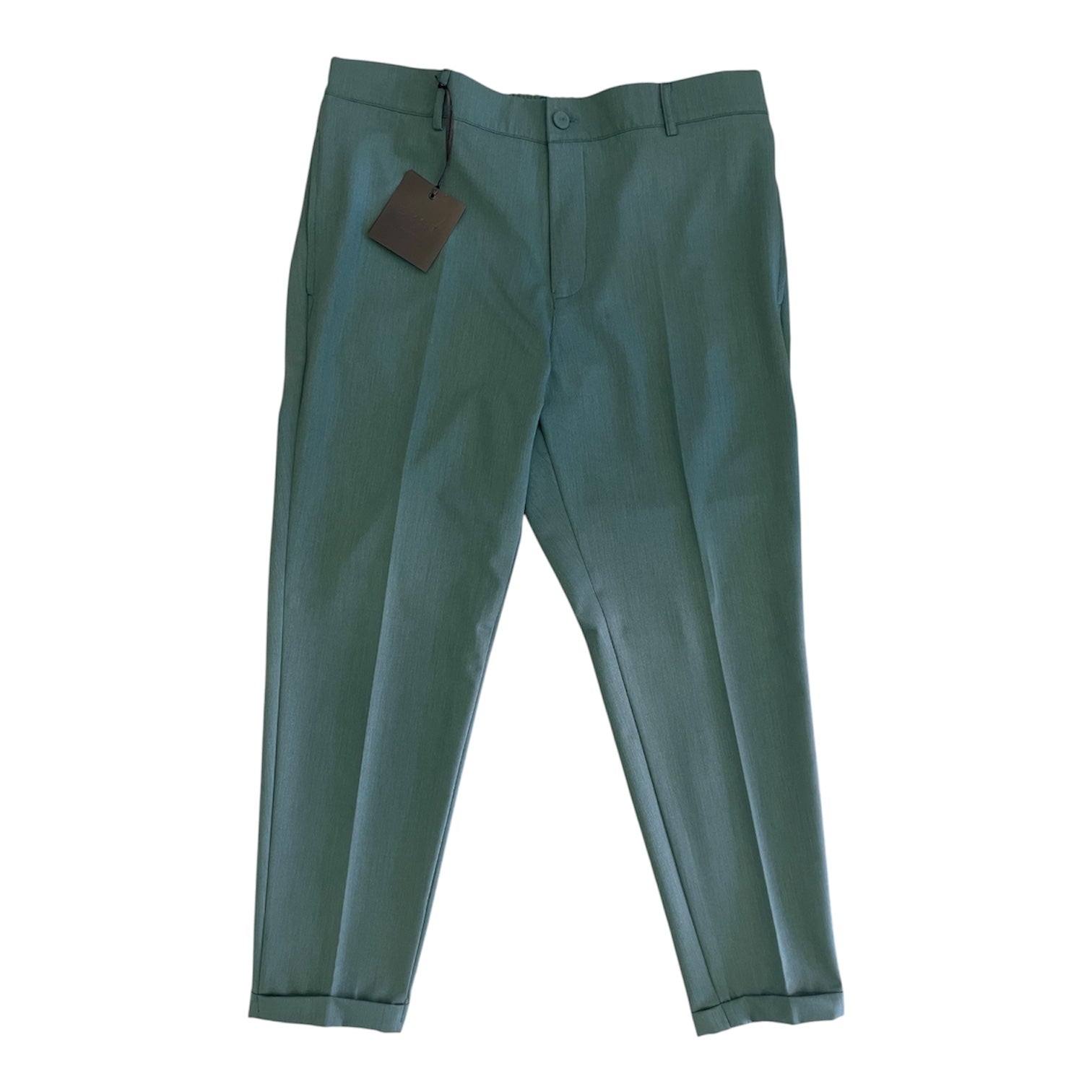 Pantalone Chino SYST  con Vita Elasticizzata SMERALDO