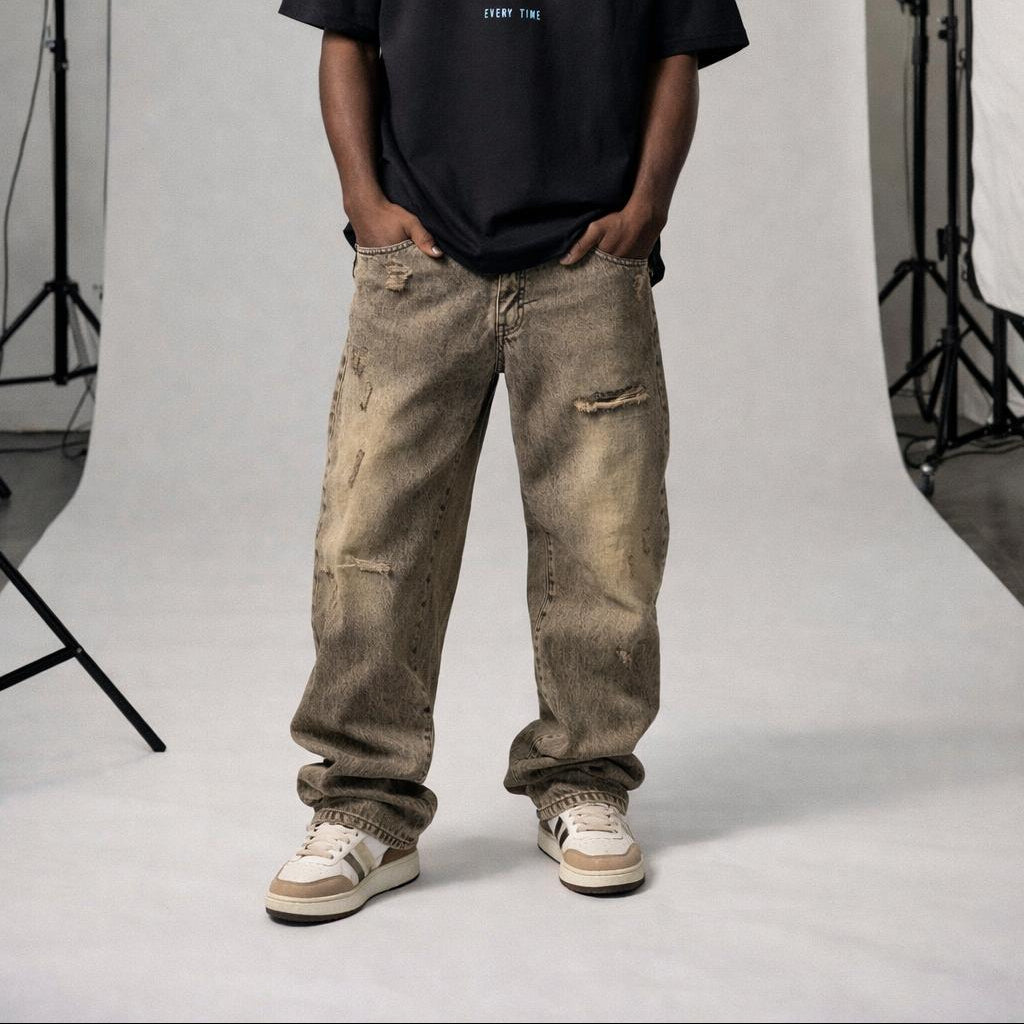 Jeans Baggy SYST  Destroyed