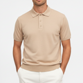 Polo SEINSE in FilO di Cotone Beige