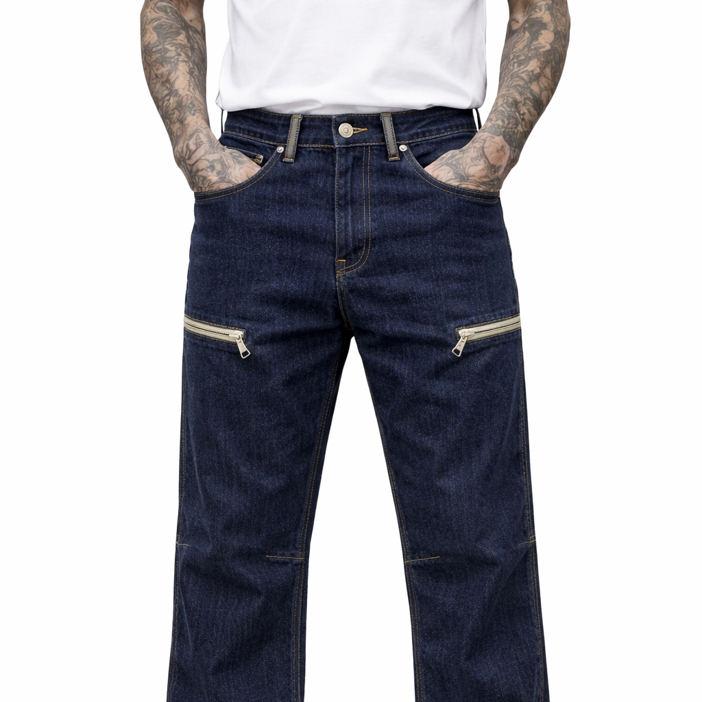 Jeans Baggy SYST Lavaggio 0 con Zip Utility