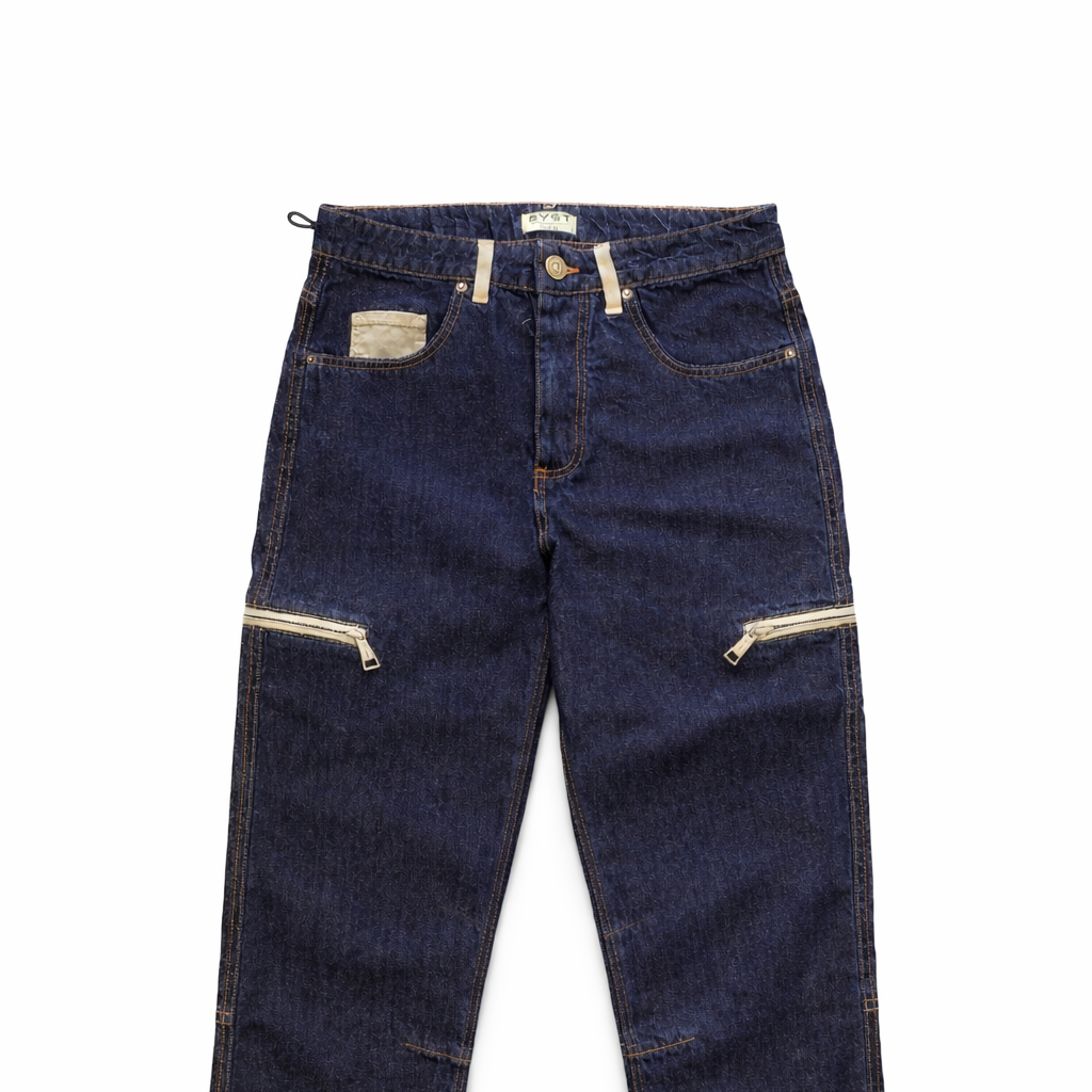 Jeans Baggy SYST Lavaggio 0 con Zip Utility