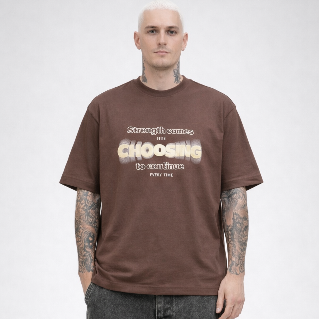 T-Shirt SYST CHOOSING Moro