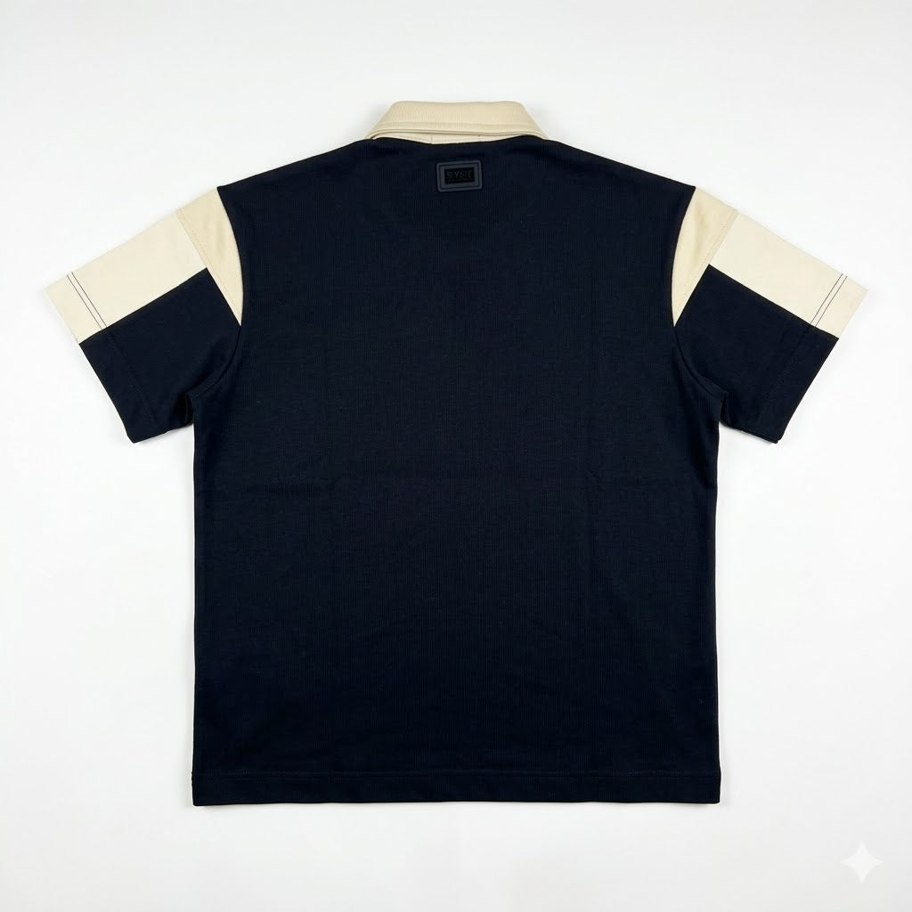 Polo SYST – Black & Cream