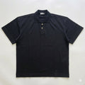 Polo SYST Nera Minimal con Dettaglio Ricamato