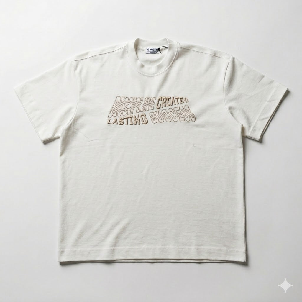 T-Shirt SYST Discipline Panna