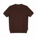 T-SHIRT TRAFORATA IN FILO MORO