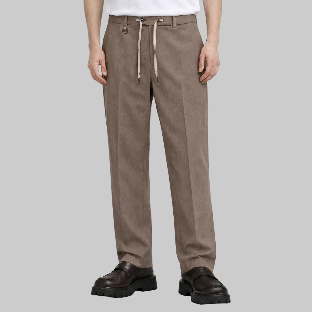 Pantalone SEINSE Sartoriale Comfort Strech Fango