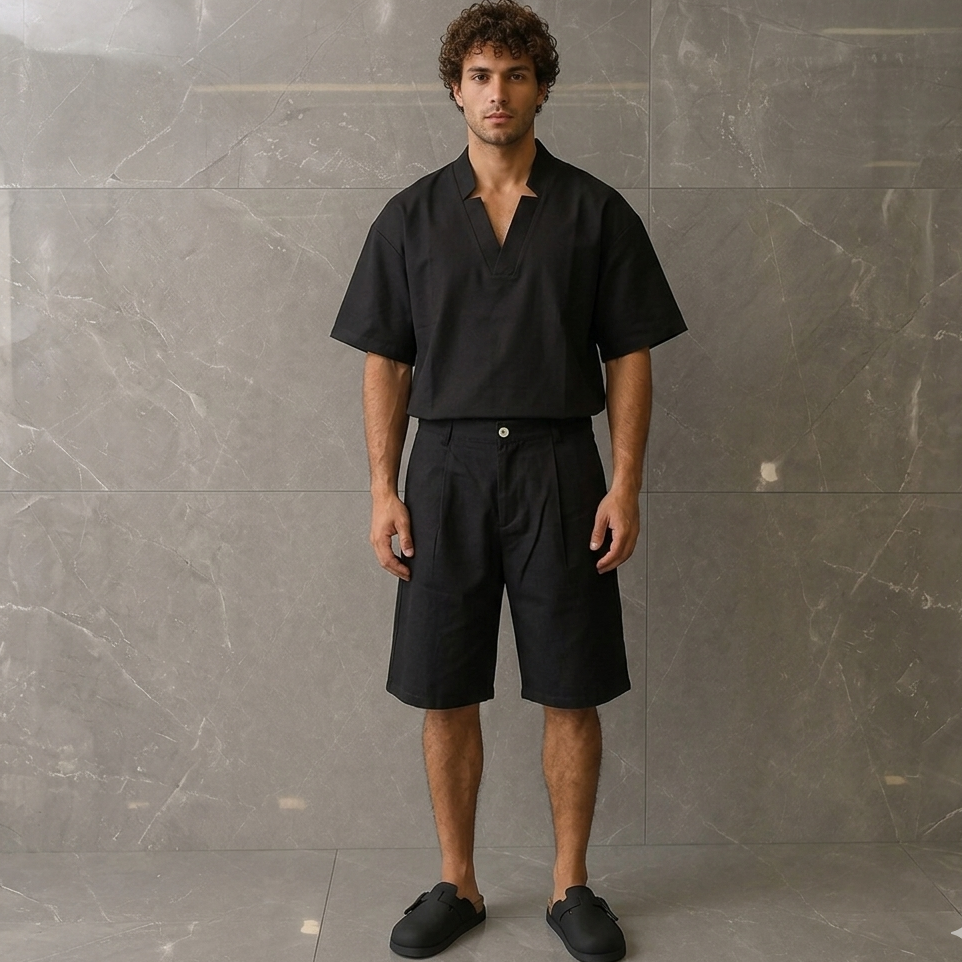 Completo MIKONOS  Bermuda E Shirt
