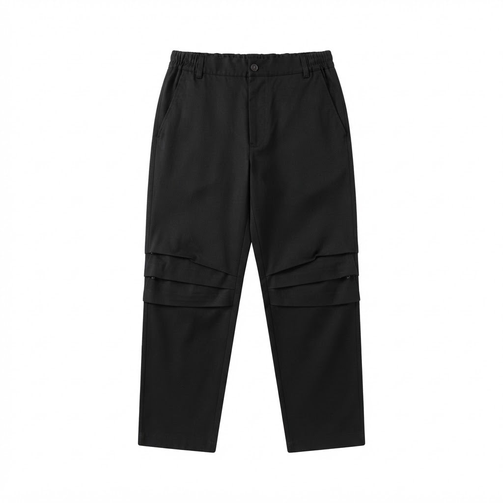 Pantalone Nero  Drappeggi SYST