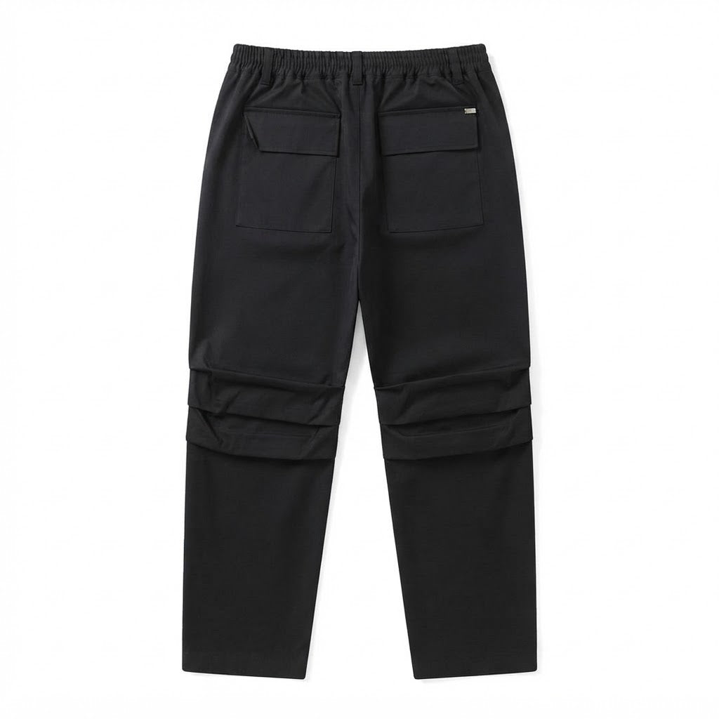 Pantalone Nero  Drappeggi SYST